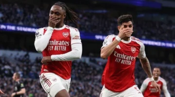 نتيجة مدوية أرسنال يقسو على توتنهام برباعية في ديربي لندن